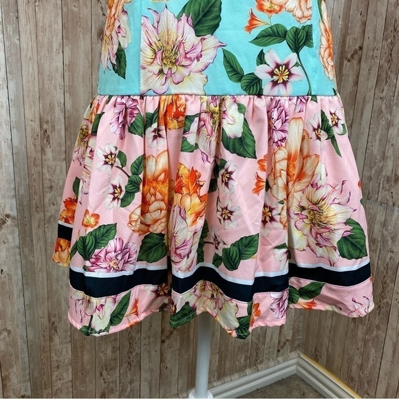 Agua Bendita Joaquina Floral Minidress Size Large - Picture 6 of 13